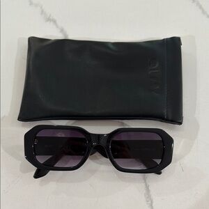 Quay Australia Black HYPED UP Sunglasses